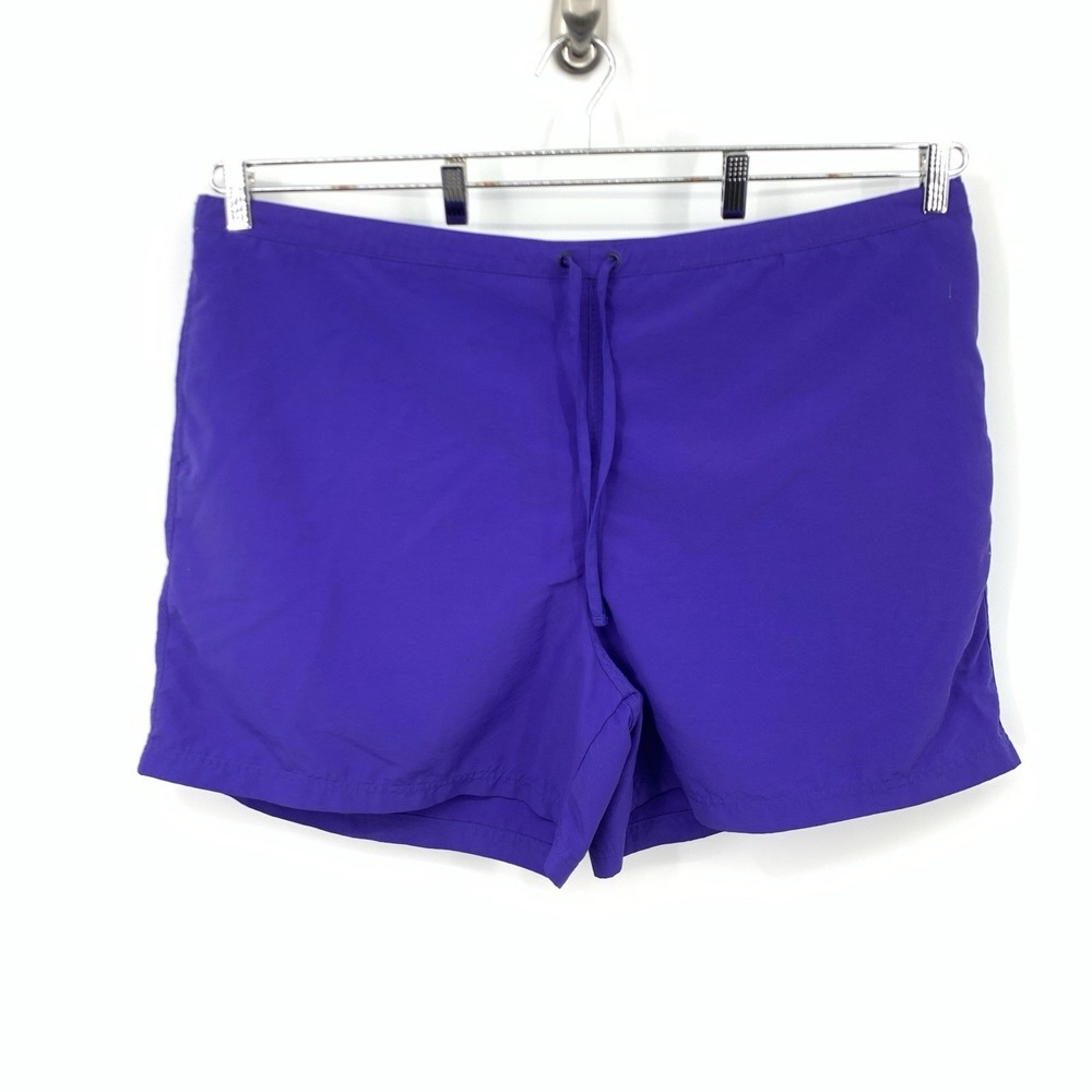 LL Bean Women‎ Size 2X Shorts Purple Mesh Liner Nylon Quick Dry Swim Bottoms